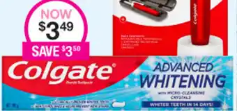 Priceline Colgate Advanced Whitening Toothpaste offer