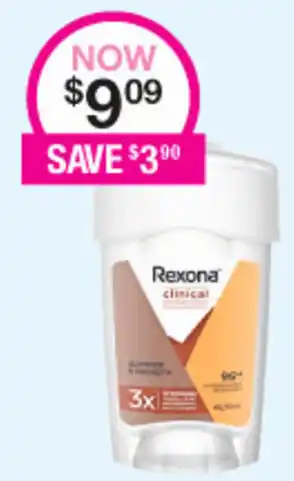 Priceline Rexona Clinical offer