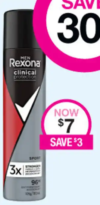 Priceline Rexona Men CLinical offer