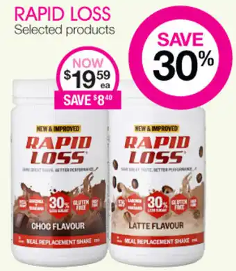 Priceline Rapid Loss Meal Replacement Shake offer
