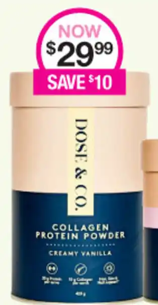Priceline Dose & Co Collagen Protein Powder offer