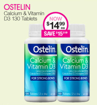 Priceline Ostelin Calcium & Vitamin D3 offer