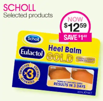Priceline Scholl Heel Balm offer