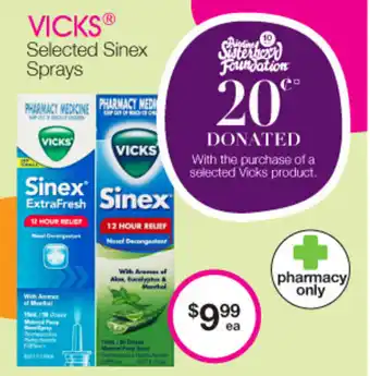 Priceline Vicks Sinex Sprays offer
