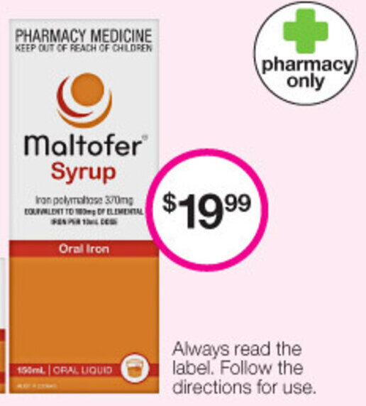 Maltofer Syrup offer at Priceline