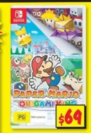 JB Hi-Fi Paper Mario Origani King offer