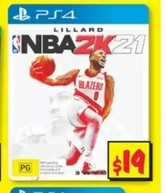 JB Hi-Fi NBA 2K21 offer