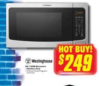 The Good Guys Westinghouse 40L 1100W Microwave offer