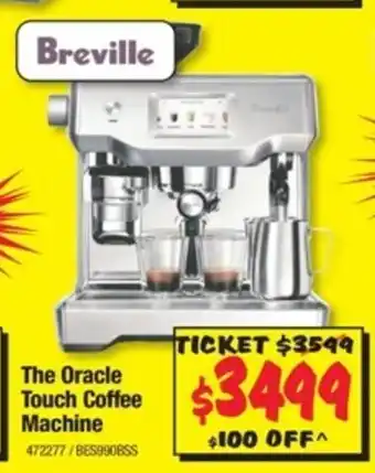 JB Hi-Fi The Oracle Touch Coffee Machine - 472277 offer