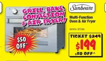 JB Hi-Fi Sunbeam - Multi-function Oven & Air Fryer - 397670 offer