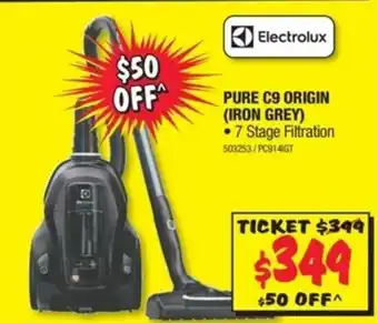 JB Hi-Fi Electrolux - Pure C9 Origin (Iron Grey) - 503253 offer