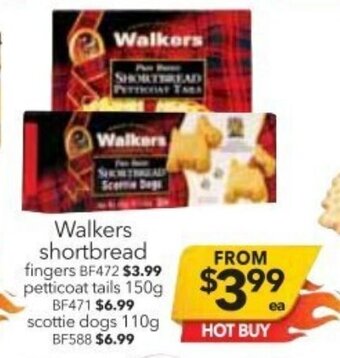 Cheap as Chips Walkers Shortbread offer