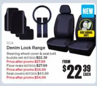 SuperCheap Auto SCA Denim Look Range offer