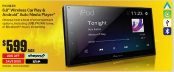 SuperCheap Auto Pioneer 6.8 Wireless CarPlay & Android Auto Media Player offer