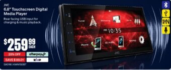 SuperCheap Auto JVC 6.8 Touchscreen Digital Media Player offer