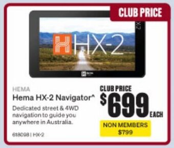 SuperCheap Auto Hema - Hema HX-2 Navigator offer