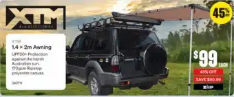 SuperCheap Auto XTM 1.4x2m Awning offer