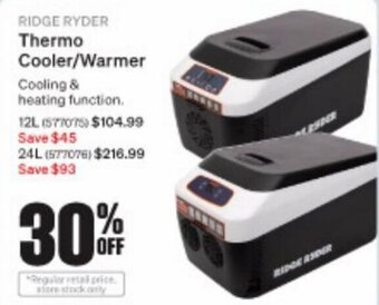 SuperCheap Auto Ridge Ryder Thermo Cooler/Warmer offer