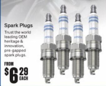 SuperCheap Auto Bosch Spark Plugs offer