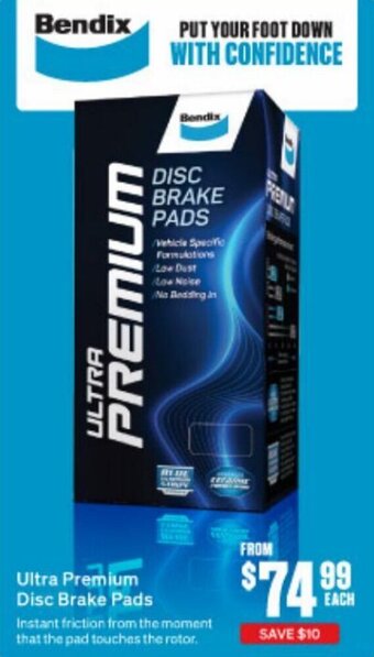 SuperCheap Auto Bendix Ultra Premium Disc Brake Pads offer