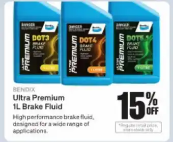 SuperCheap Auto Bendix Ultra Premium 1L Brake Fluid offer