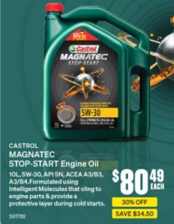 SuperCheap Auto Castrol Magnatec Stop - Start Engine Oil offer