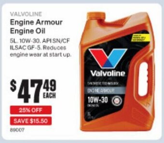 SuperCheap Auto Valvoline Engine Armour Engine Oil offer