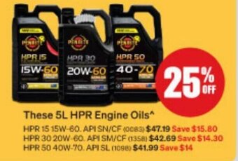 SuperCheap Auto Penrite These 5L HPR Engine Oils offer