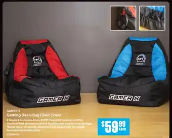 Gamer - X Gaming Bean - Bag Chair Cover