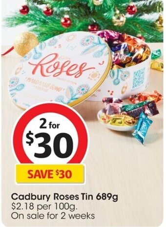 Cadbury Roses Tin 689g
