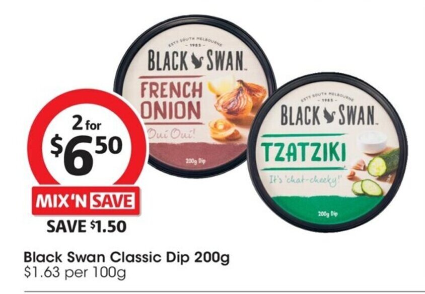 black swan dip coles