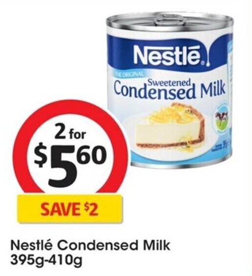 Nestle Condensed Milk offer at Coles