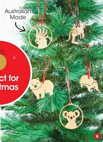 Coles Coles Animal Ornament Tree Decoration offer