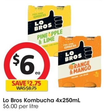 Coles Lo Bros Kombucha offer