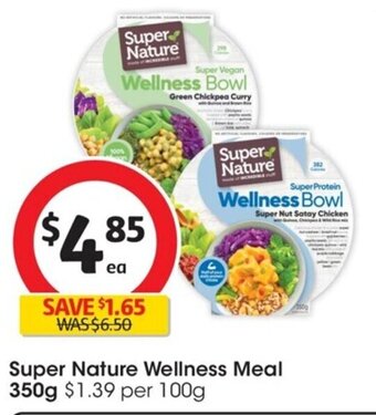 Coles Super Nature Wellness Meal 350g offer