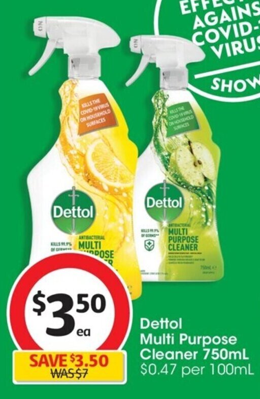 Dettol Multui Purpose Cleaner offer at Coles