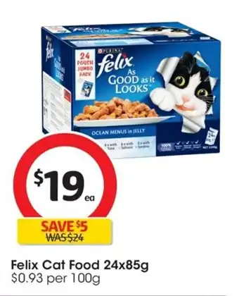 Coles Felix Cat Food offer