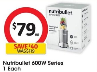 Coles Nutribullet 600W Series offer