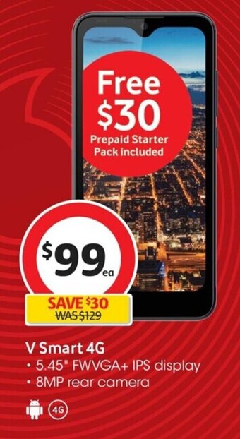 Coles V Smart 4G offer