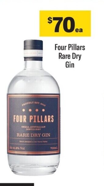 Coles Four Pillars Rare Dry Gin offer