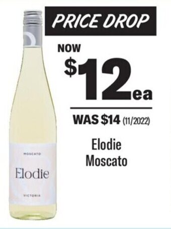 Coles Elodie Moscato offer