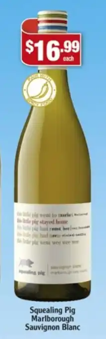 Squealing Pig Marlborough Sauvignon Blanc