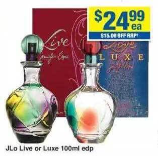 Jlo live or luxe edp