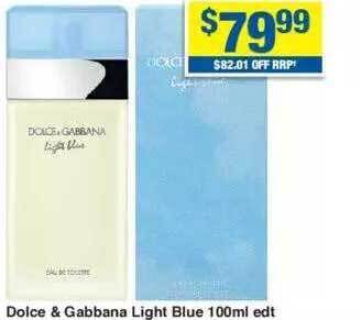 My Chemist Dolce & gabbana light blue edt offer