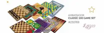 Kidstuff Ambassador classic 100 game set offer