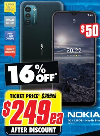 Nokia G21 128GB-Nordic Blue
