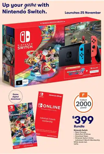 BIG W Nintendo Switch - Bundle offer
