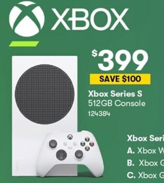 BIG W Xbox Series S 512gb Console offer