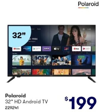 BIG W Polaroid 32' HD Android Tv offer
