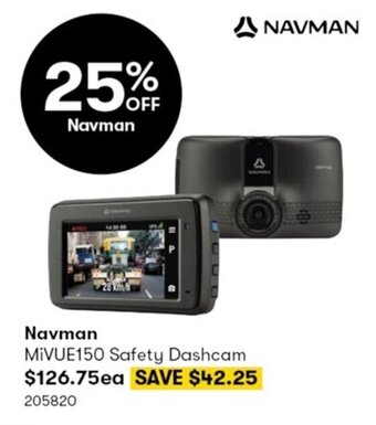 BIG W Navman MiVue150 Safety Dashcam offer